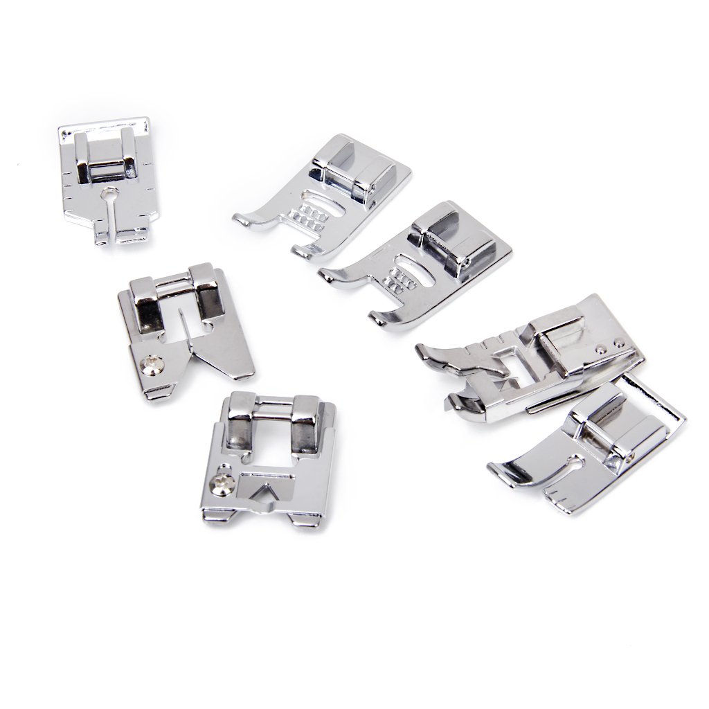Imported 32 Sewing Machine Presser Foot Kit fit for Brother Singer Janome (Silver) — Amazon image 4