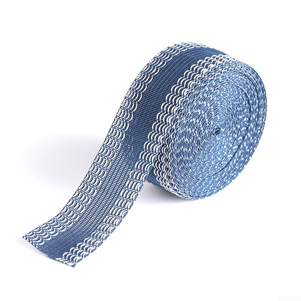 Easy to Use 5m Iron On Hemming Tape for Clothing Alterations and Repairs (blue)