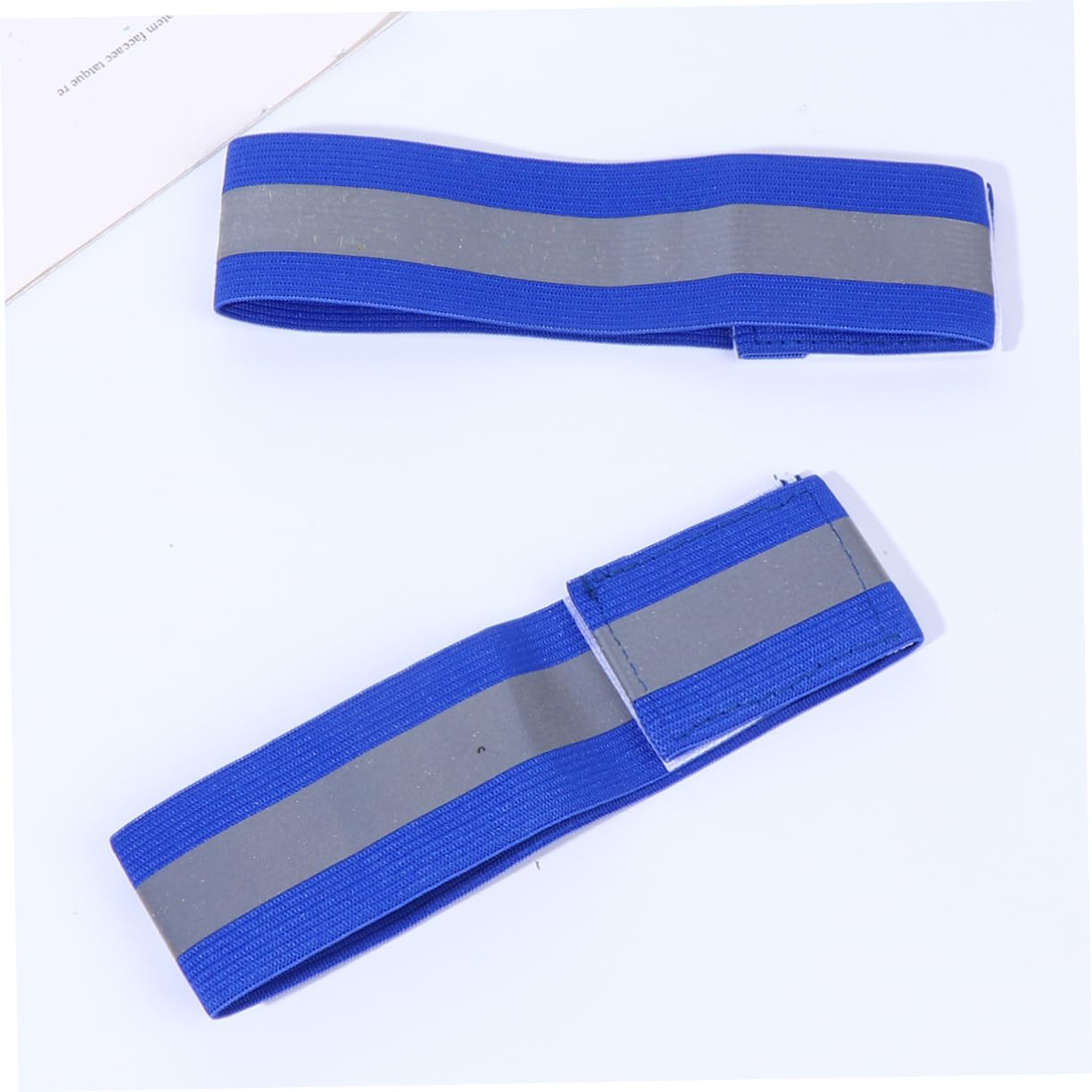 Kisangel Muñequera Reflectante Seguridad Cinturón De Correr Noche Reflexivo Alto Visibilidad Pulsera Led Ligero Brazaletes Reflectantes Corredores Blue