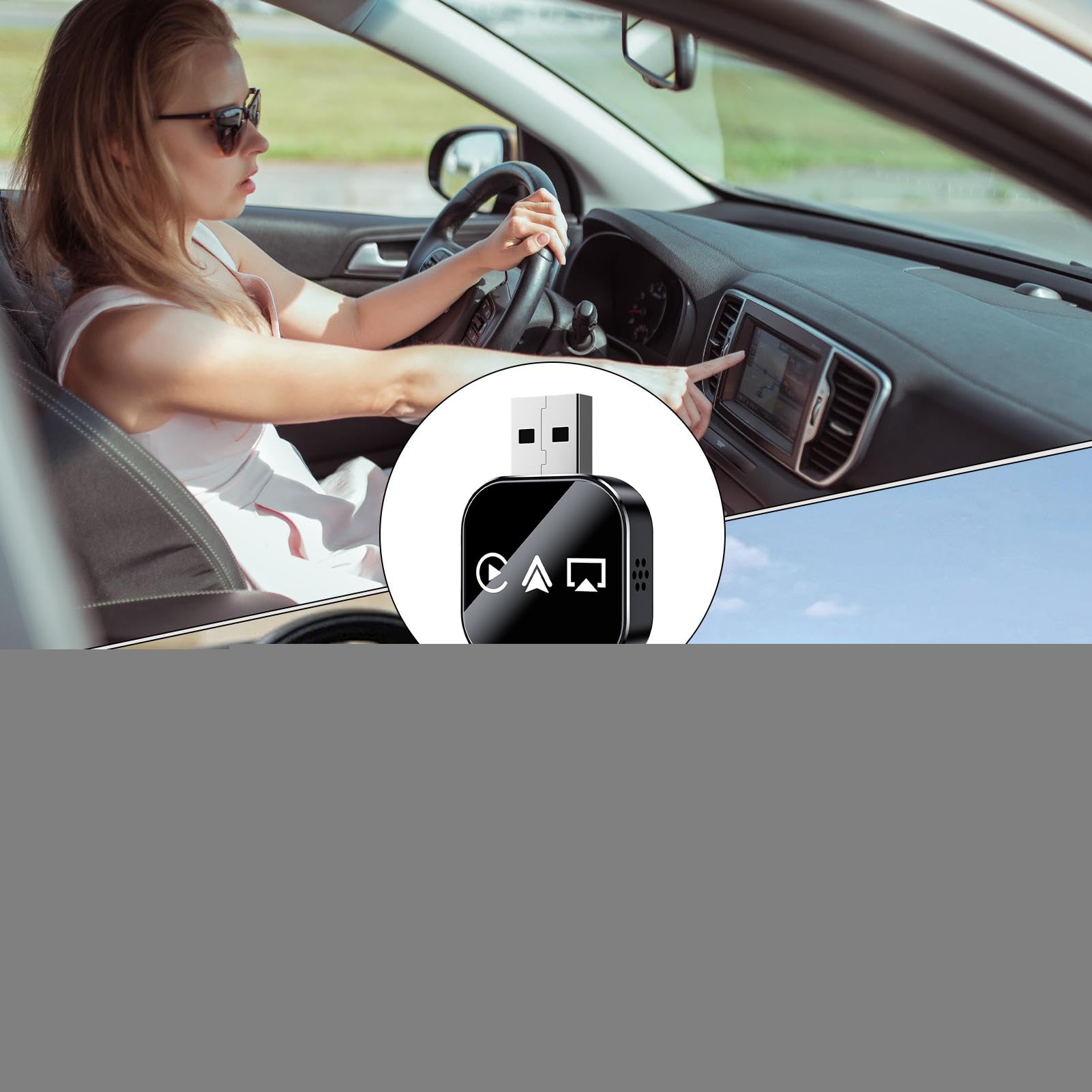 Adaptateur Vidéo Pour Affichage Auto Convertisseur Plug Play Sans Délai
