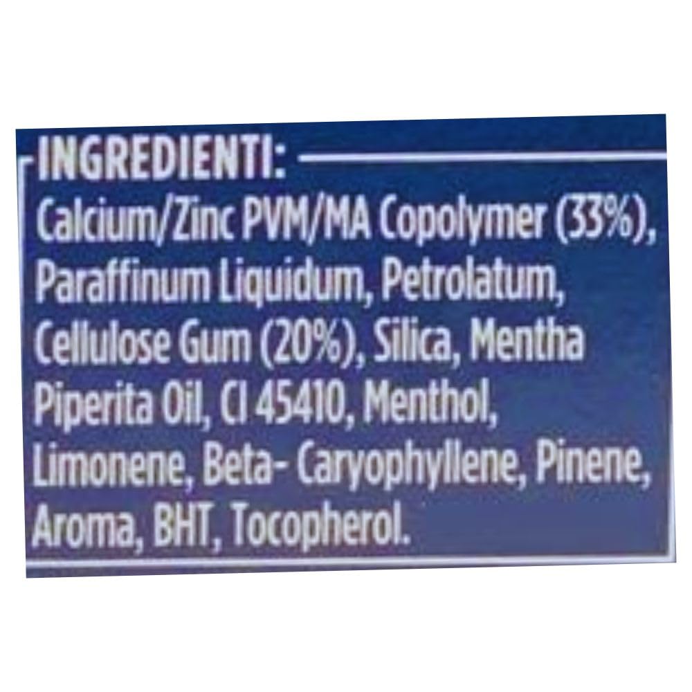 Crema Adesiva Per Dentiere Totali e Parziali, COMPLETE TENUTA FORTE. Sapore Fresco 35g (4 Confezioni)