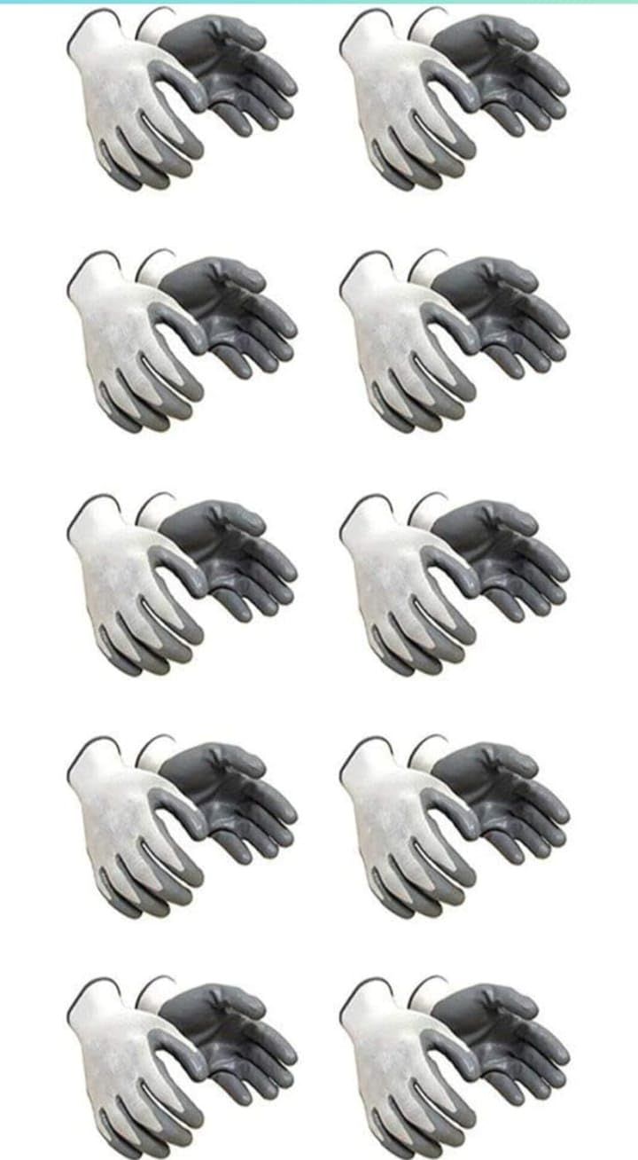 NEWHANDTOOLS Tile Locator Wall Tile Level Regulator Lifter Adjustable Height Adjuster (PACK OFF 4) WITH (1 PIC SPIRIT LEVEL BOTTLE) WITH (SAFETY GLOVES 10 PAIR) 2