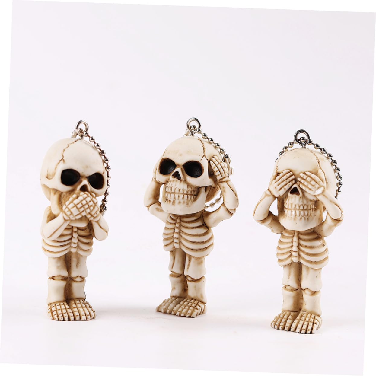 Colgante De Calavera Accesorios Escritorio Accesorios De Escritorio Colgantes Llavero Plantas Falsas Decoracion Coche Decoración De Halloween Cadenas Resina