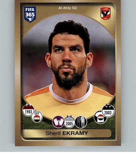 2016-17 Panini FIFA 365 Stickers #436 Sherif Ekramy Al Ahly SC Official Soccer Album Sticker in Raw (NM or Better) Condition