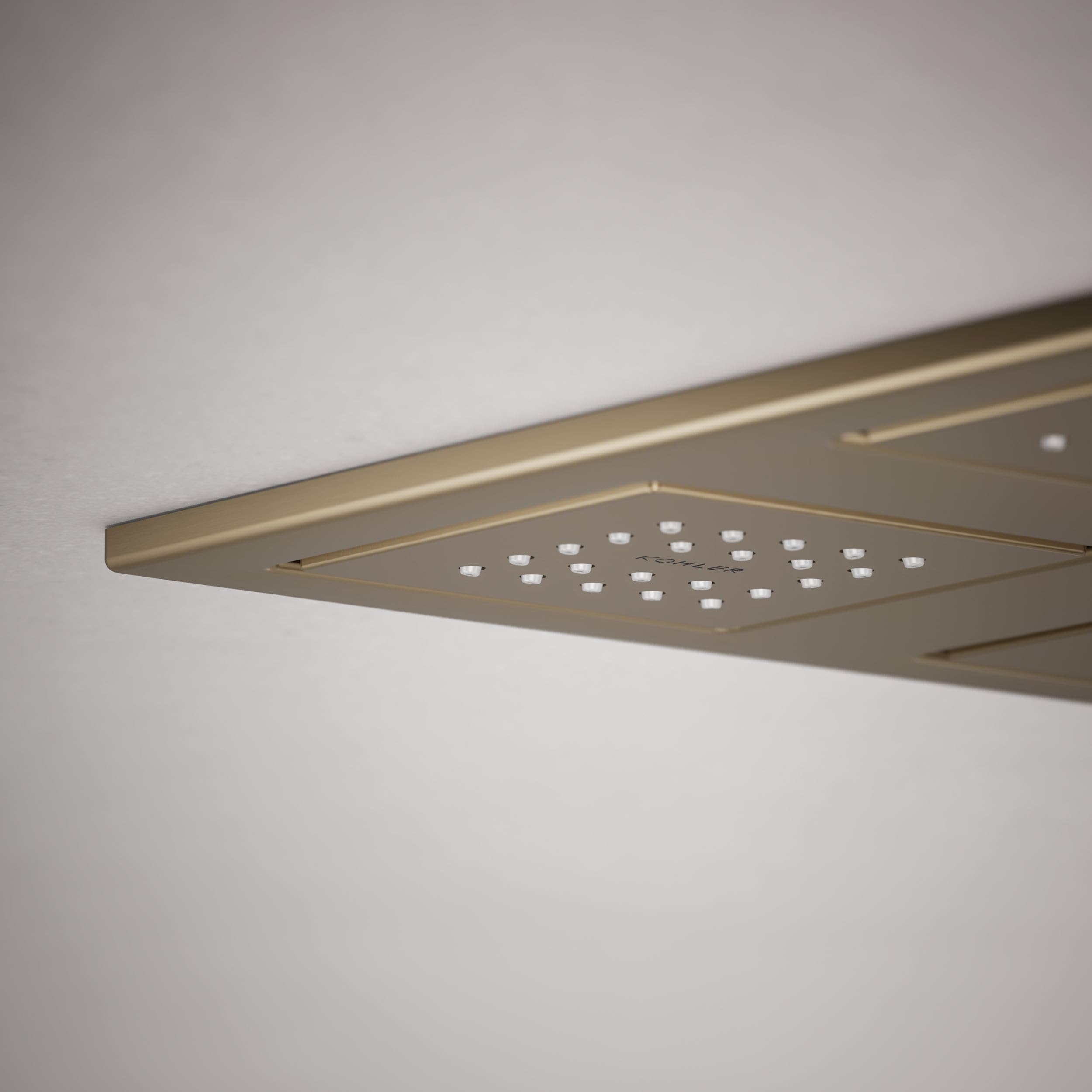 Kohler 98740-BV WaterTile® Rain Overhead shower panel with four 22