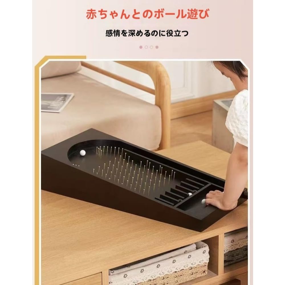 木製のピンボールクラフトテーブル、伝統的な無垢材のピンボールマシン