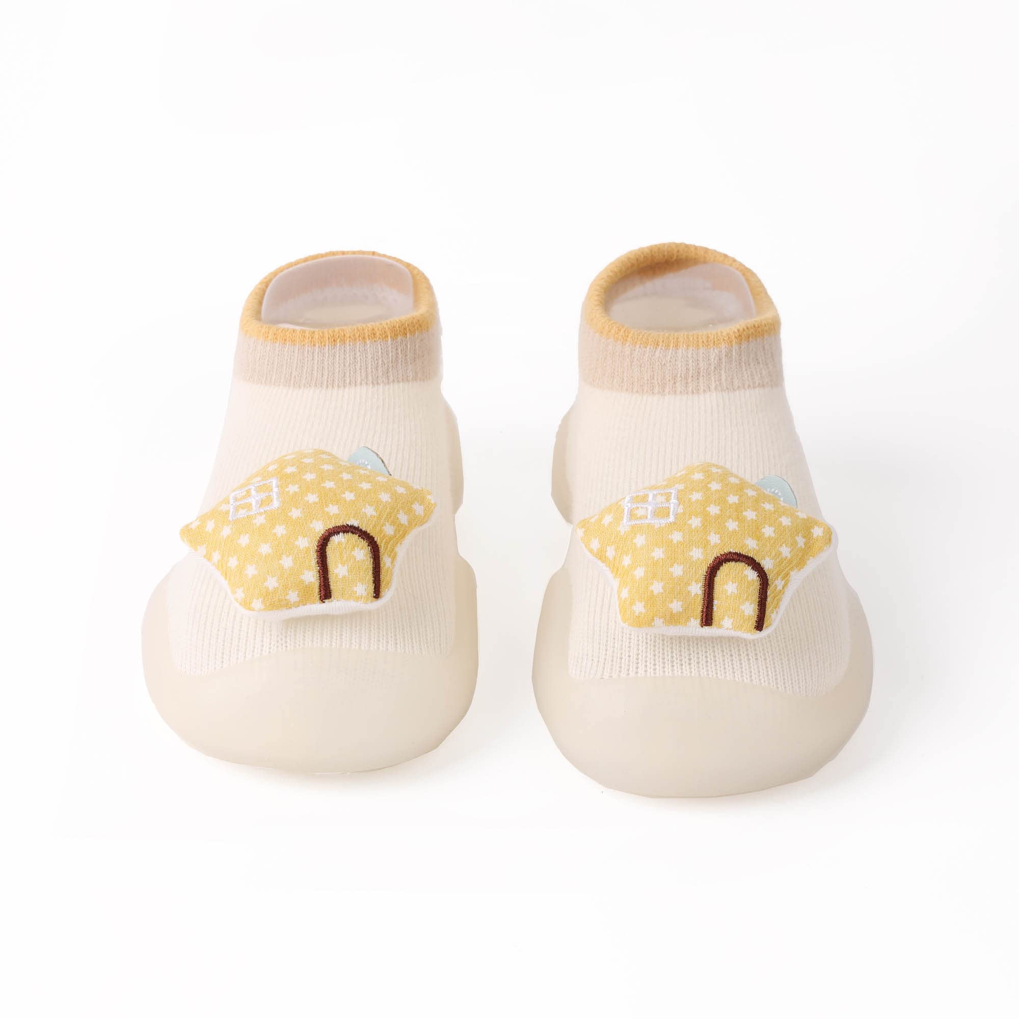 KICKS & CRAWLKicks & Crawl- Happy Homes Sock Booties (18-24M)