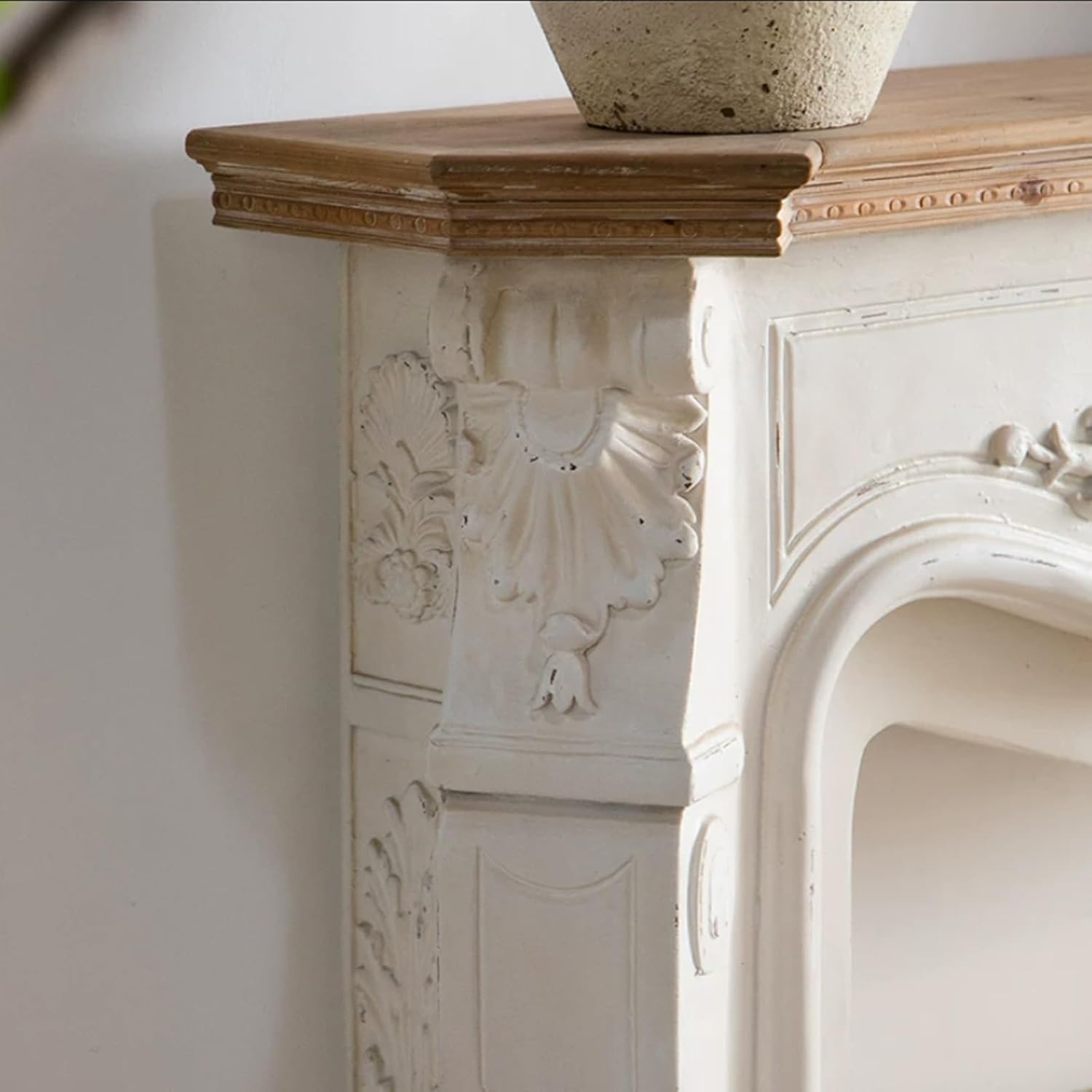 Decorative Fireplace Frame Vintage Decorative Fireplace Mantel Distressed White Surround