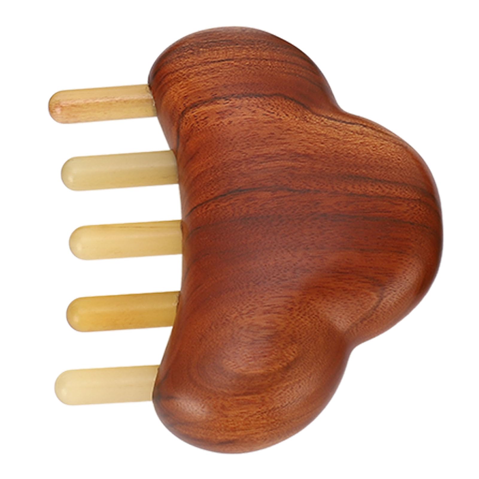 Meridian-Massagekamm-Set aus Holz für die Haarpflege und Kopfhautmassage