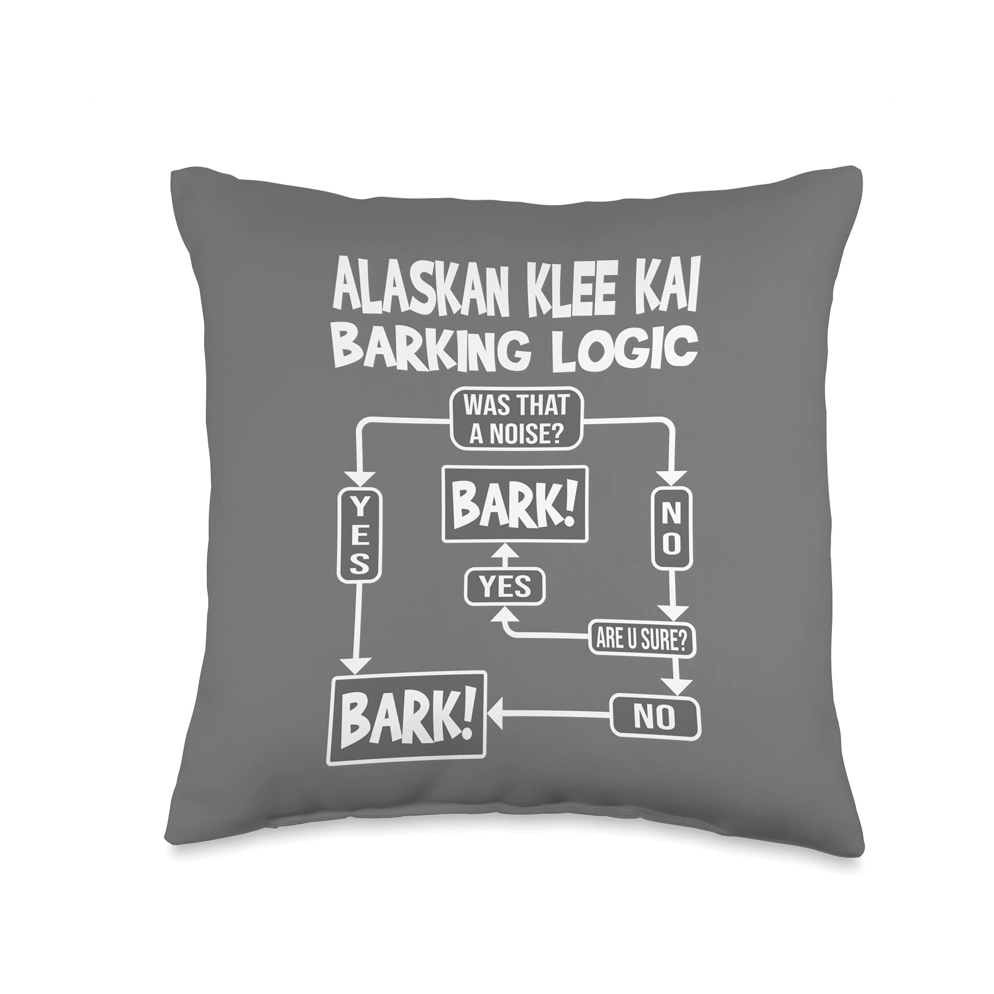 Dog Barking Logic Dog Gift Idea Funny Alaskan Klee Kai | Desertcart Saint  Lucia