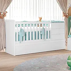 Berço Cama Multifuncional Cléo Branco - Carolina Baby