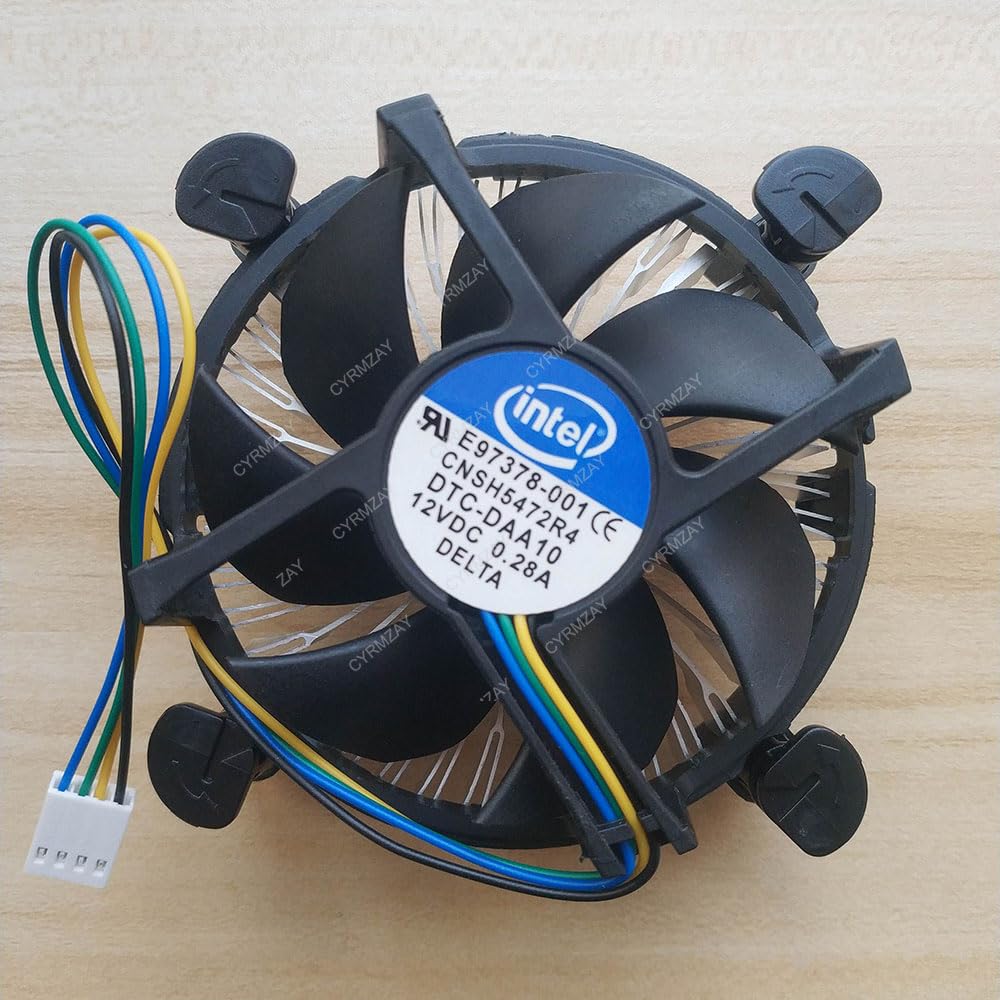 Compatible per intel E97378-001 F90T12NS1B7-64A01C2 12V 0.28A CNSH5472R4 4-Wire cooling Ventilatore