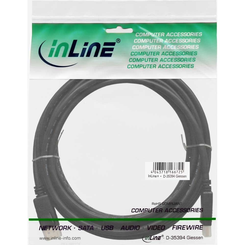 InLine® Cavo DisplayPort 4K (UHD), nero - 7,5 m