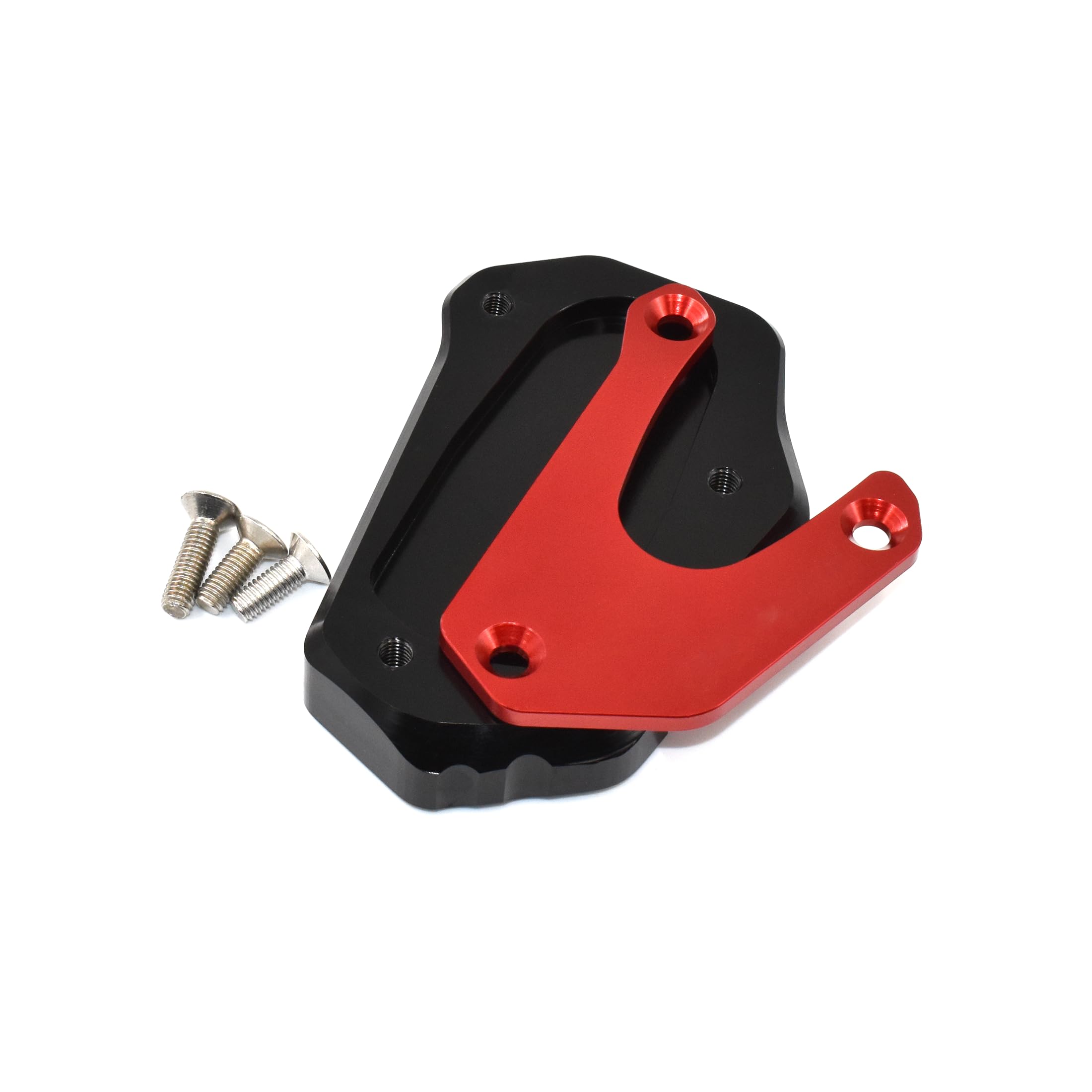 ESPEEDMTC stojak boczny Suzuki GSX-8S GSX-8R 2023 2024 CNC stop aluminium powiększona płyta przedłużająca czarna
