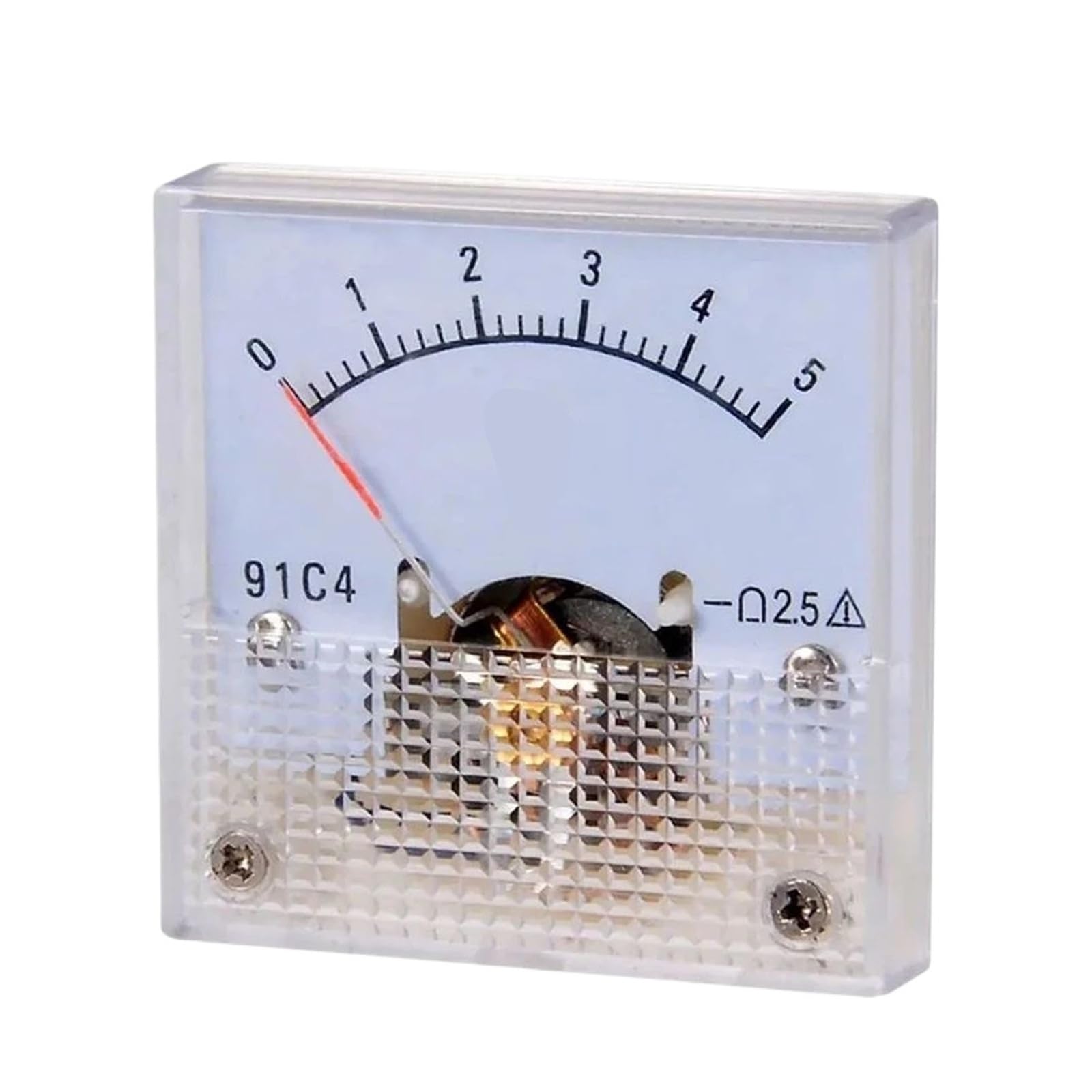 Voltmètre de panneau pour contrôle de tension DC 91C4 analogique - 3