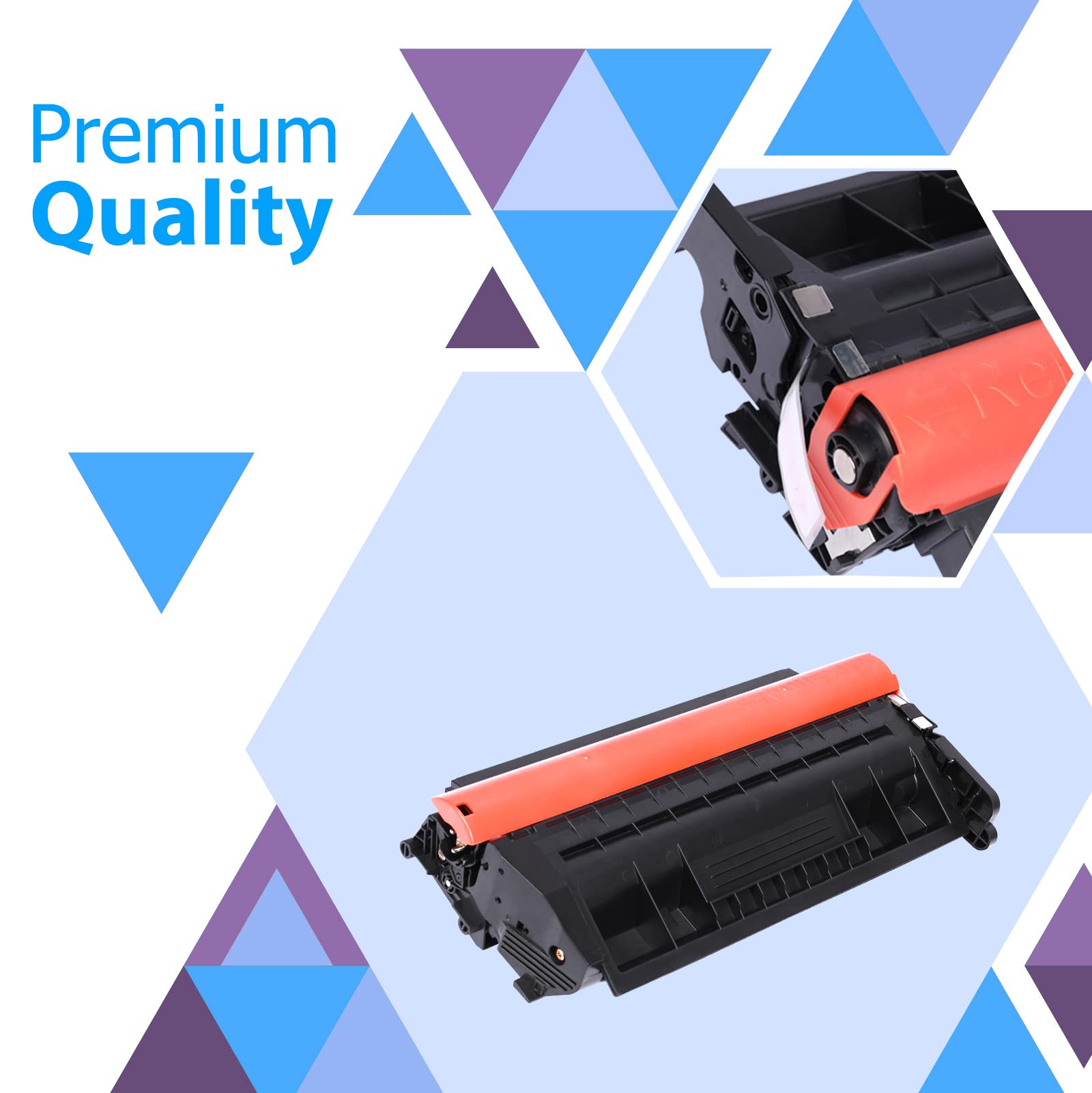 148A Toner Cartridge Black 4 Pack Compatible Replacement for HP 148A 148X W1480A W1480X for HP Pro 4001dw 4001dn 4001n MFP 4101fdw 4101fdn Printer High Yield Ink