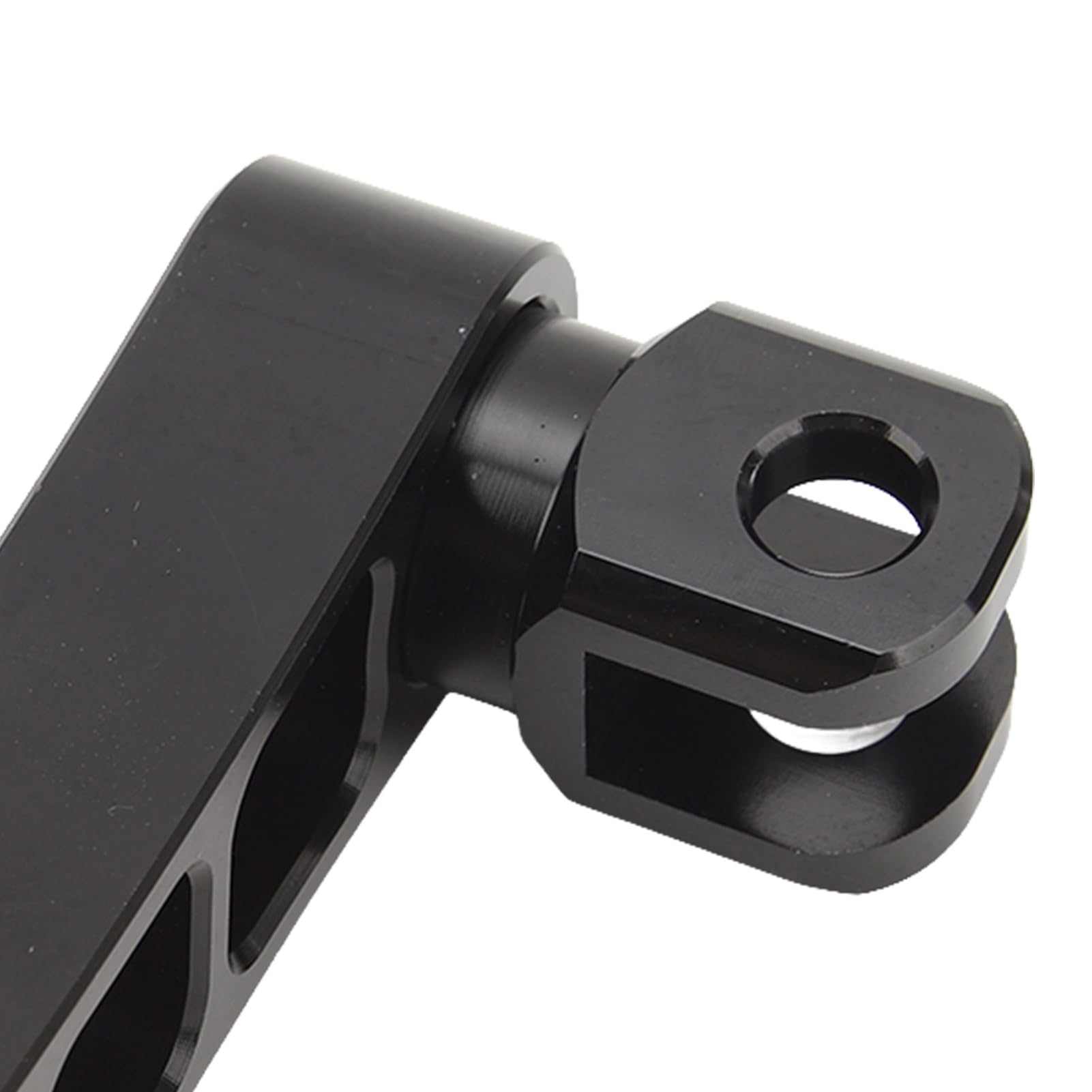 KIMISS Soporte de Clavijas de Pie Ajustables de 360 ​​​​°, Kit de Montaje de Clavijas de Pie de Carretera de Motocicleta de Aluminio Soporte de Extensión de Clavijas de Pie de