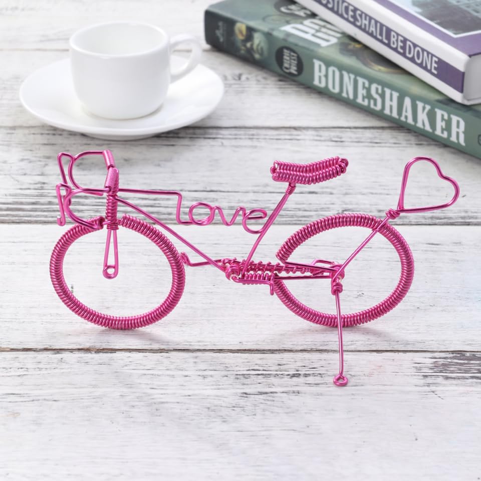 Decoración antigua de mini bicicleta para mesa de comedor selecta 5
