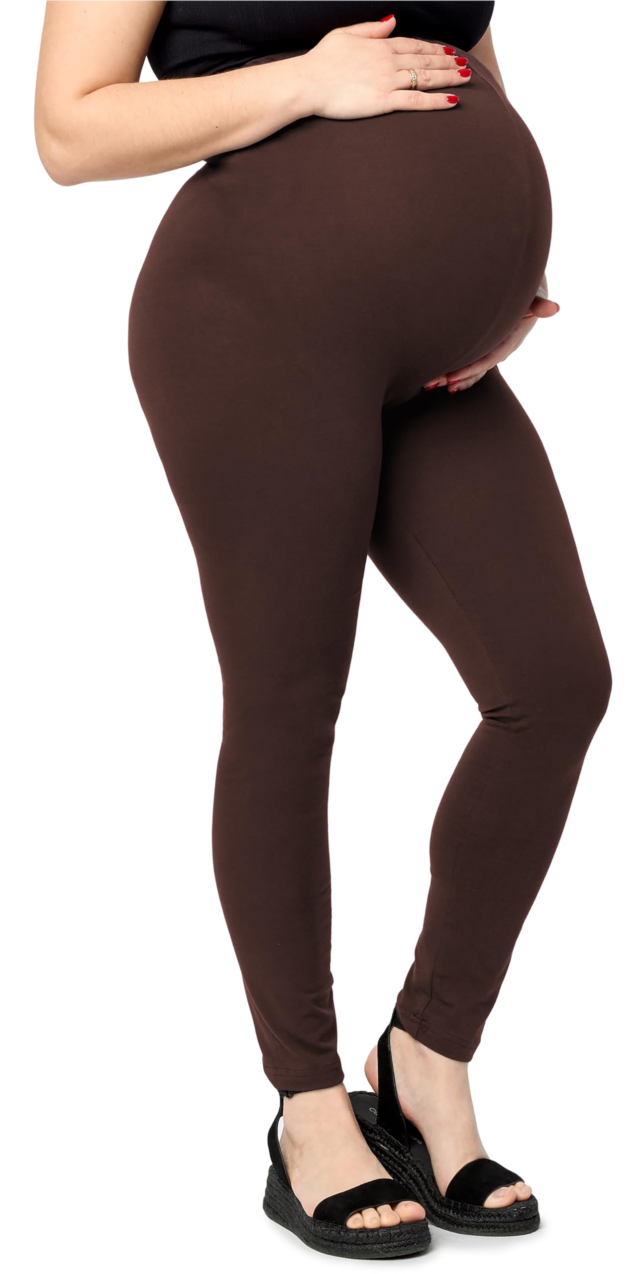Merry Style Große Größen Damen Lange Umstandsleggings aus Viskose MS10-460