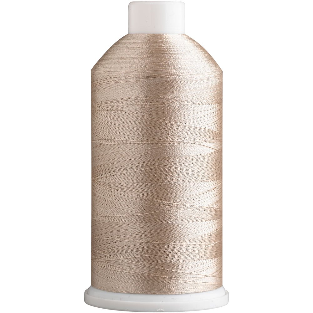 Superpunch SuperB Embroidery Thread 40wt, 5000 m Cone, Moon White 1147