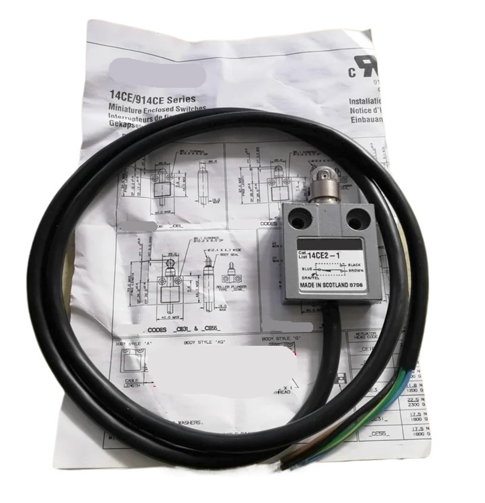 YMUGUEGH 14CE2-1 Travel Limit Switch
