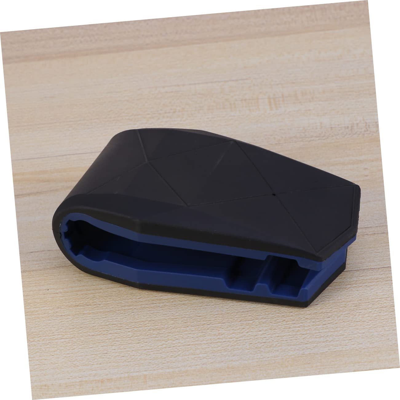 Hemobllo Supporto Cellulare Auto Clip a Coccodrillo Multiuso in Plastico Blu, Portacellulare Compatto e Pratico per Cruscotto e Ufficio