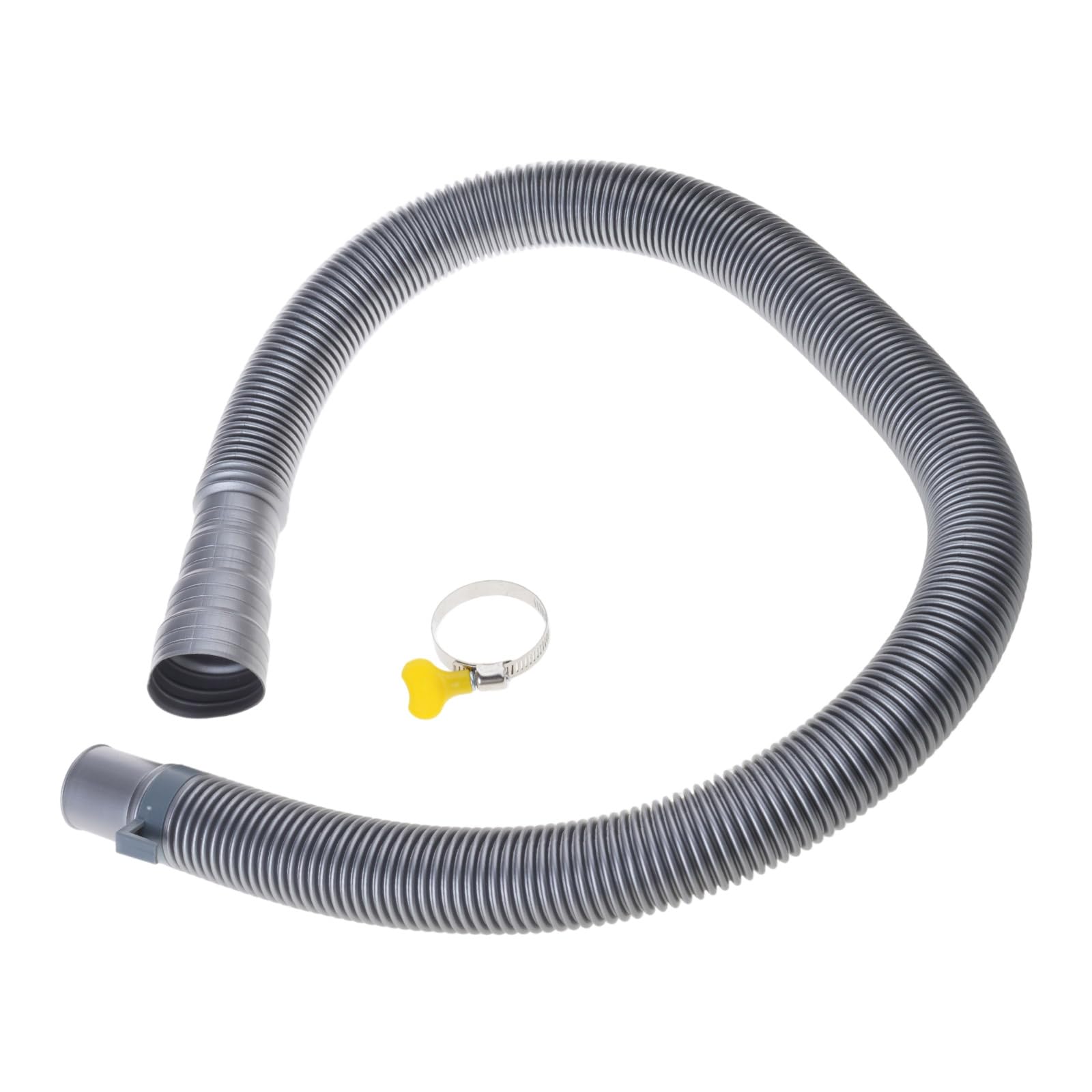 Length Drainage Hose Reinforced Steel Rubber Extension Tube Fit for Top Load Washers Automatic Washer Drain Pipe Extension