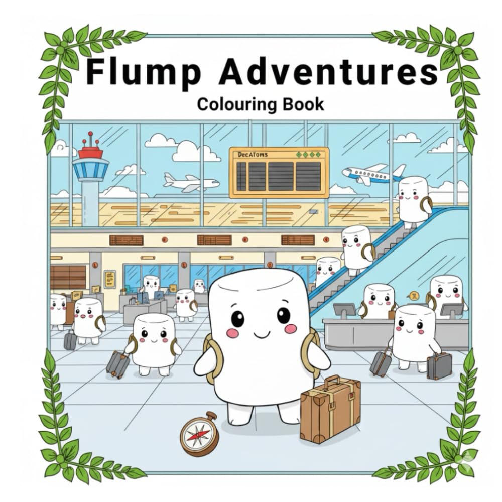 Flump Adventures: Colouring book for all ages