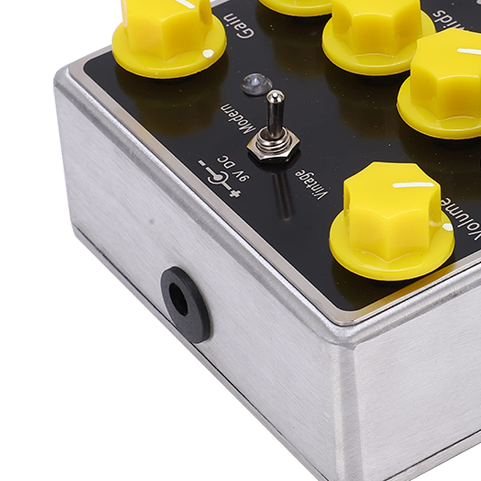 Pedale Effetto per Chitarra Distorsione Ad Alto Guadagno True Bypass per Musicisti Black Metal Regolabile 1 X