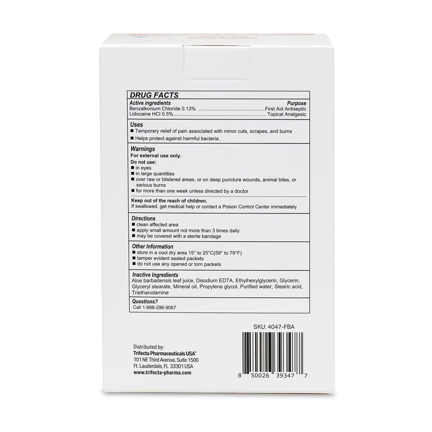 Globe First Aid Burn Cream, Aloe Formula, 0.9 g, Box of 144 — Amazon image 7