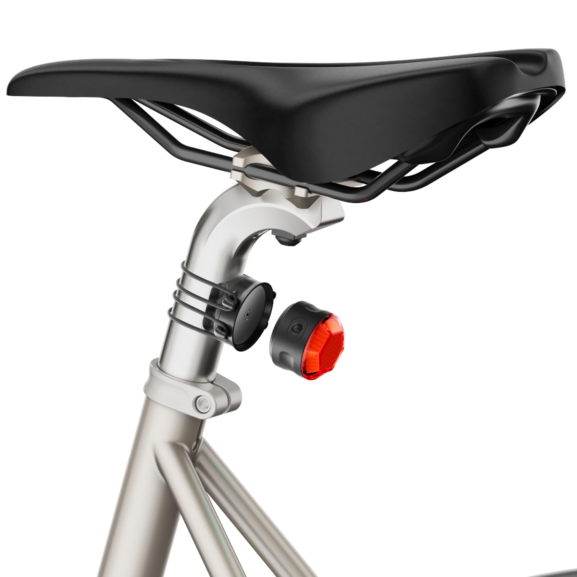 SHAPEHEART Light_Mini_Red Luz de Bicicleta Adulto Unisex, Negro, Sencillo