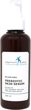 Silver-MSM Prebiotic Skin Serum 100 ml | All natural anti-microbial skin barrier repair with prebiotic skin flora boost
