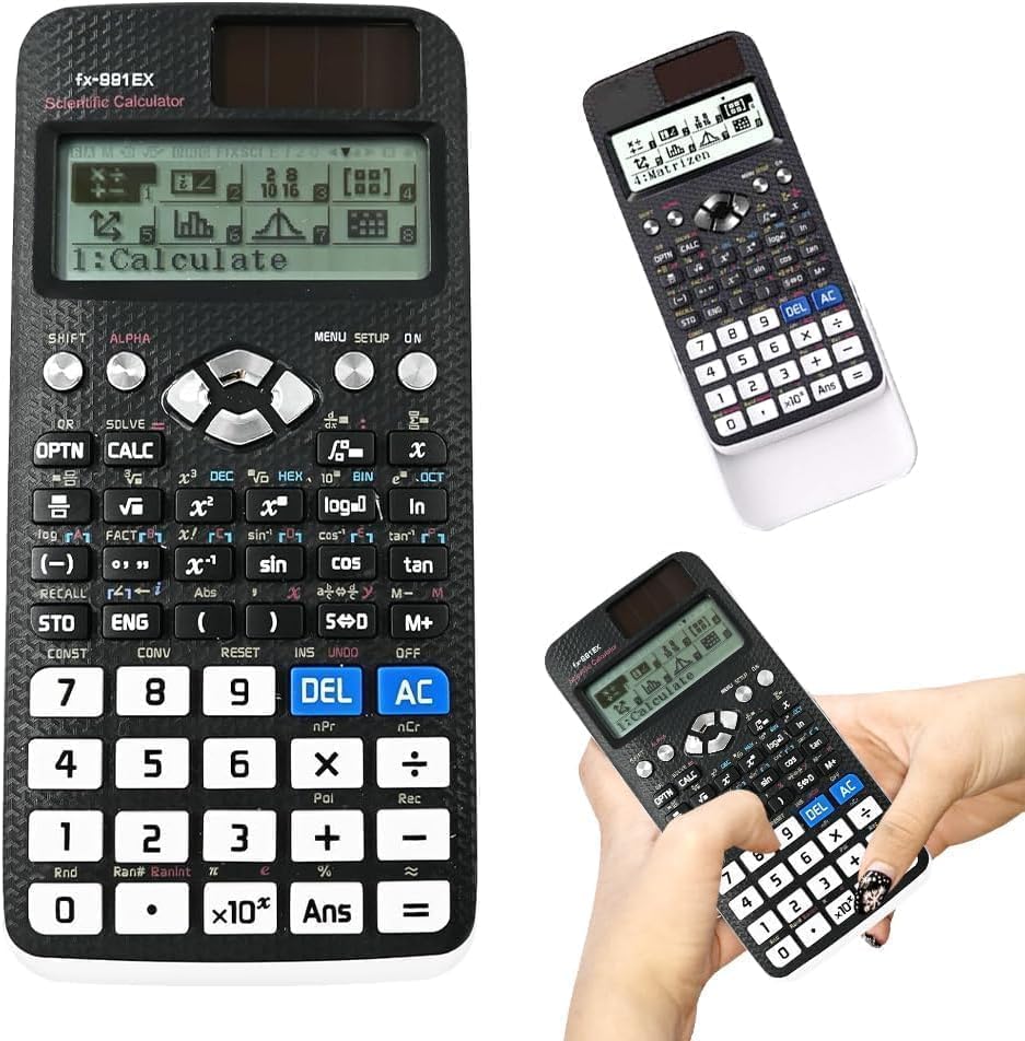 FX-991EX Scientific Calculator with 552 Functions: Portable Engineering Scientific Calculator with Natural Formula Display - Essential for High School/University Engineering Students Teachers