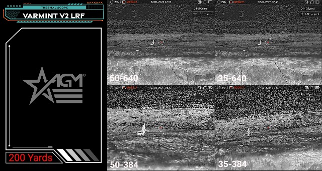 AGM Global Vision Varmint LRF Thermal Riflescope - 12um Detector With Laser Rangefinder