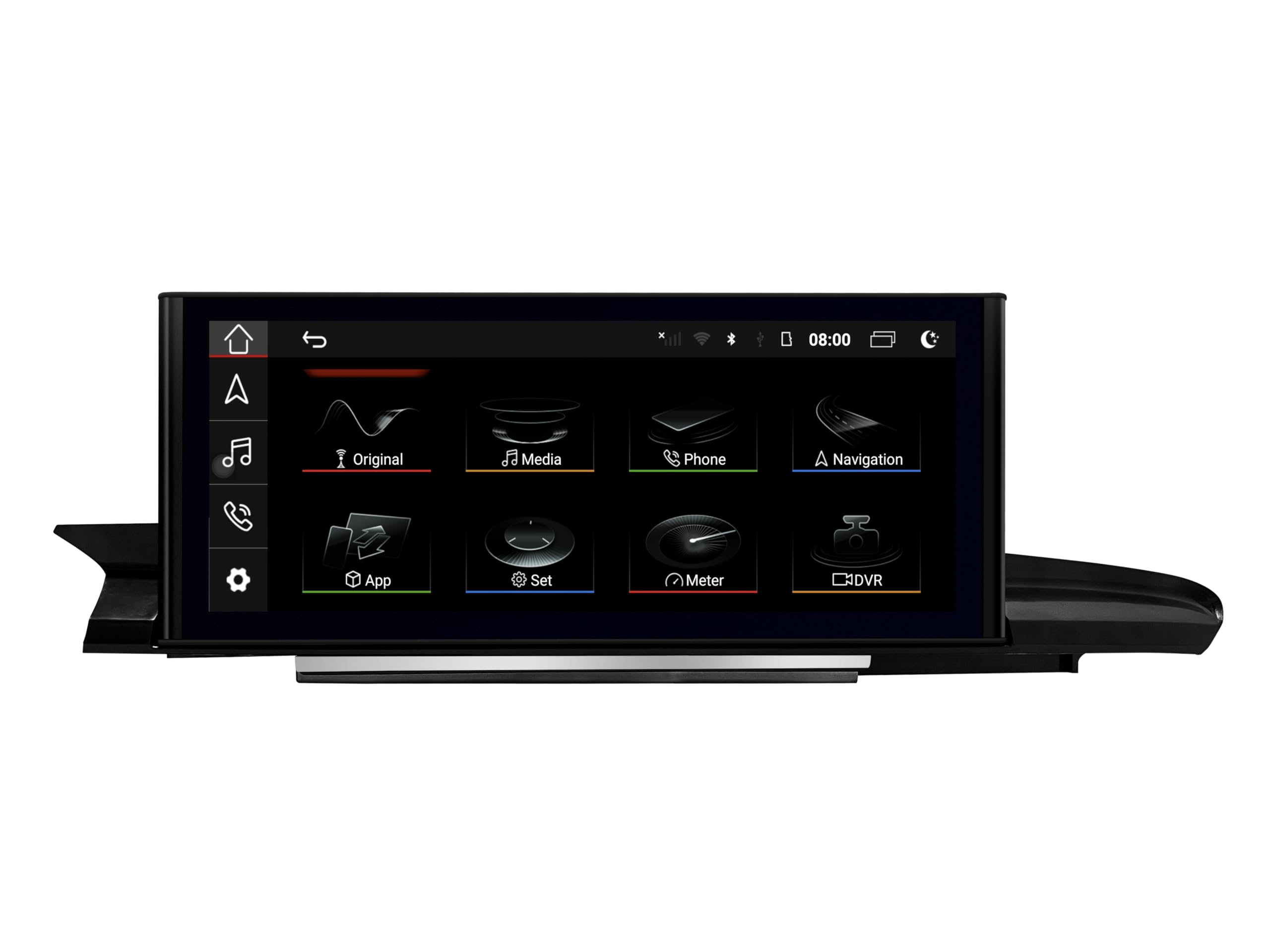 Kit di retrofit stereo Android 13 per Audi MIB2 A6 C7 A7 4G8 aggiornamento touch screen 12,3 pollici, wireless CarPlay e Android Auto, navigazione GPS, Spotify, Waze, Netflix