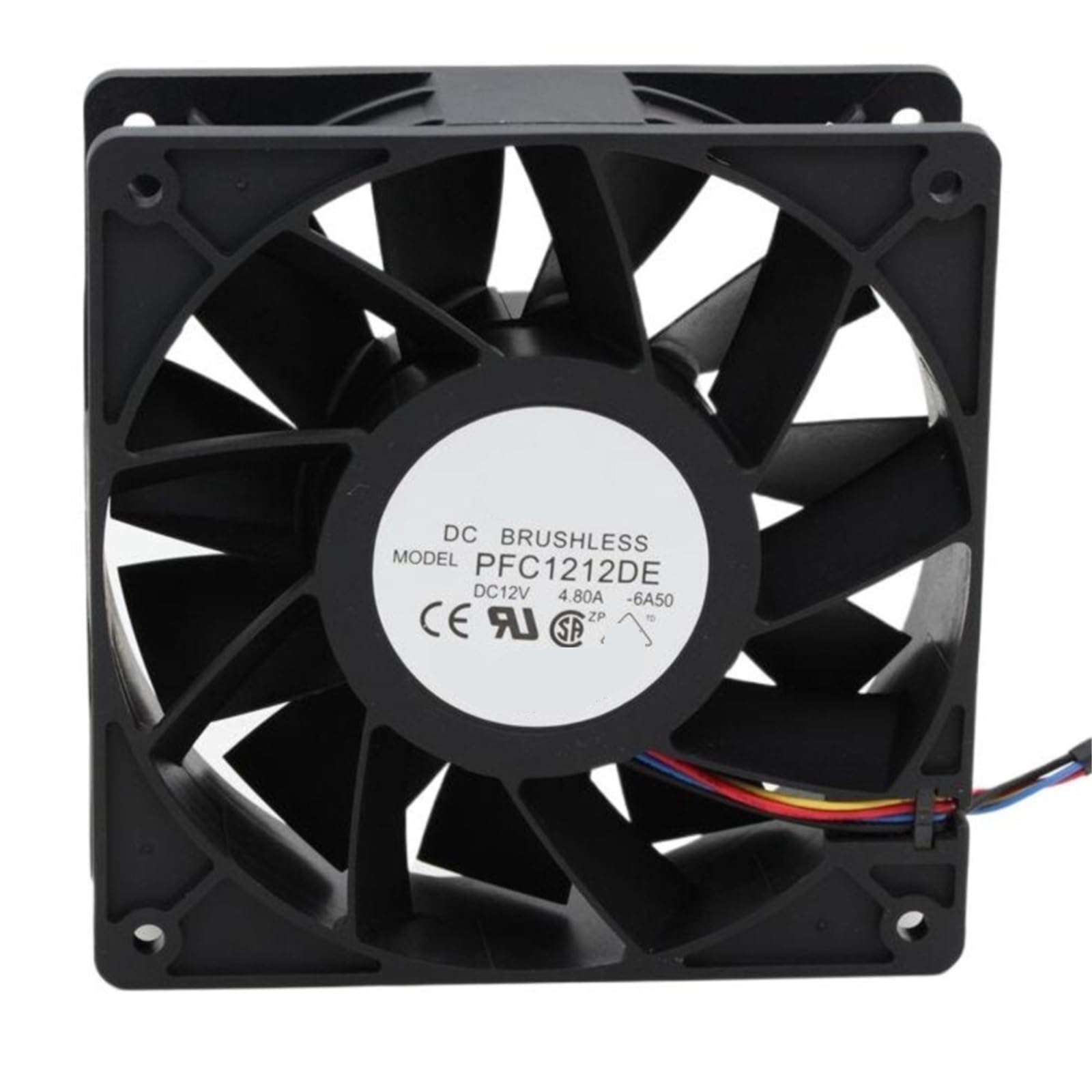 PEQYUACTE Air Pressure Cooling Fan PFC1212DE 120mm 12038 12V 4.8A 7000RPM Axial Powerful Cooler for Cabinets