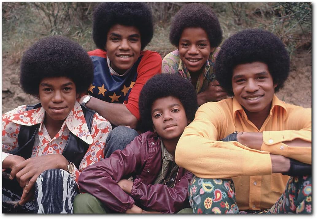 Wall Decor Jackson 5 Poster (13 x 19 Inches) | Ready to Frame for Office, Living Room, Dorm, Kids Room, Bedroom, Studio