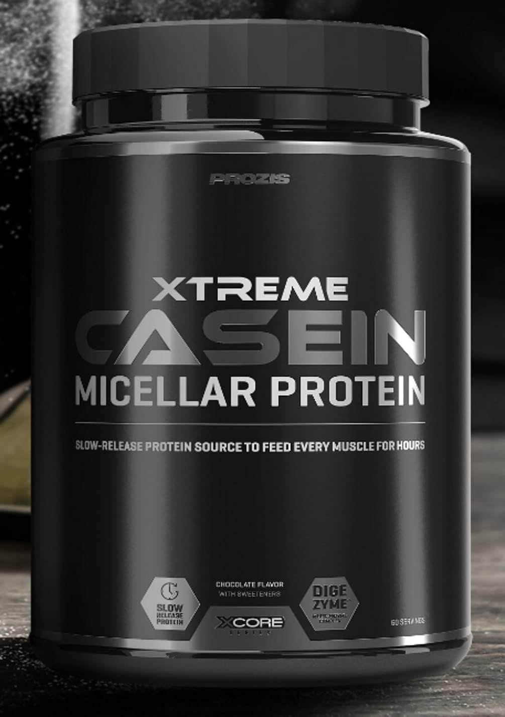 Prozis Xtreme Casein 1,6 kg - caseina micellare (vanilla)