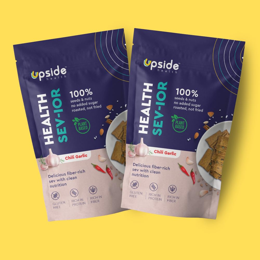 See full amazon price history chart for Upside Health Chilli Garlic Flavour Sev Ribbons (Pack of 2, 90g) | 100% Seeds & Nuts | Diabetes Friendly - Vegan - Gluten Free - All Natural Upside Health Chilli Garlic Flavour Sev Ribbons (Pack of 2, 90g) | 100% Seeds & Nuts | Diabetes Friendly - Vegan - Gluten Free - All Natural (B0BLNJDCT6) Amazon Price History, Amazon Price Tracker