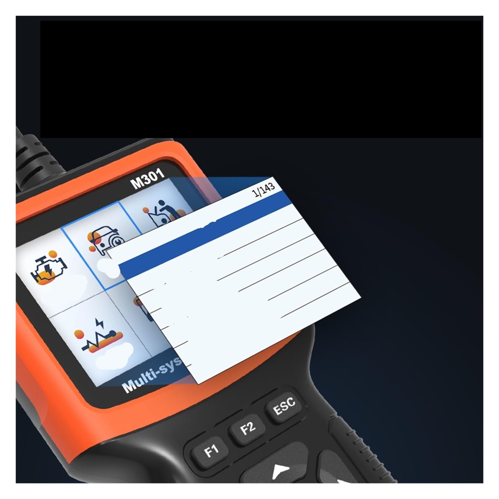 Narzędzie testowe Precision Engine Tester OBD2 Podstawowa diagnostyka usterek samochodowych dla ABS Łatwy w użyciu