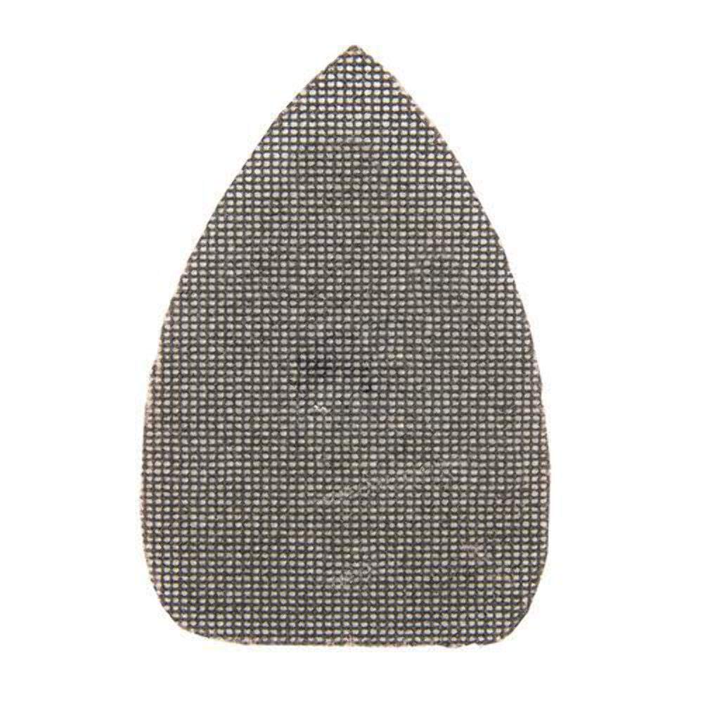 Silverline 941739 150 x 100 mm 4 x 40 G/4 x 80 G/2 x 120 G Hook and Loop Mesh Triangle Sheets (Pack of 10)