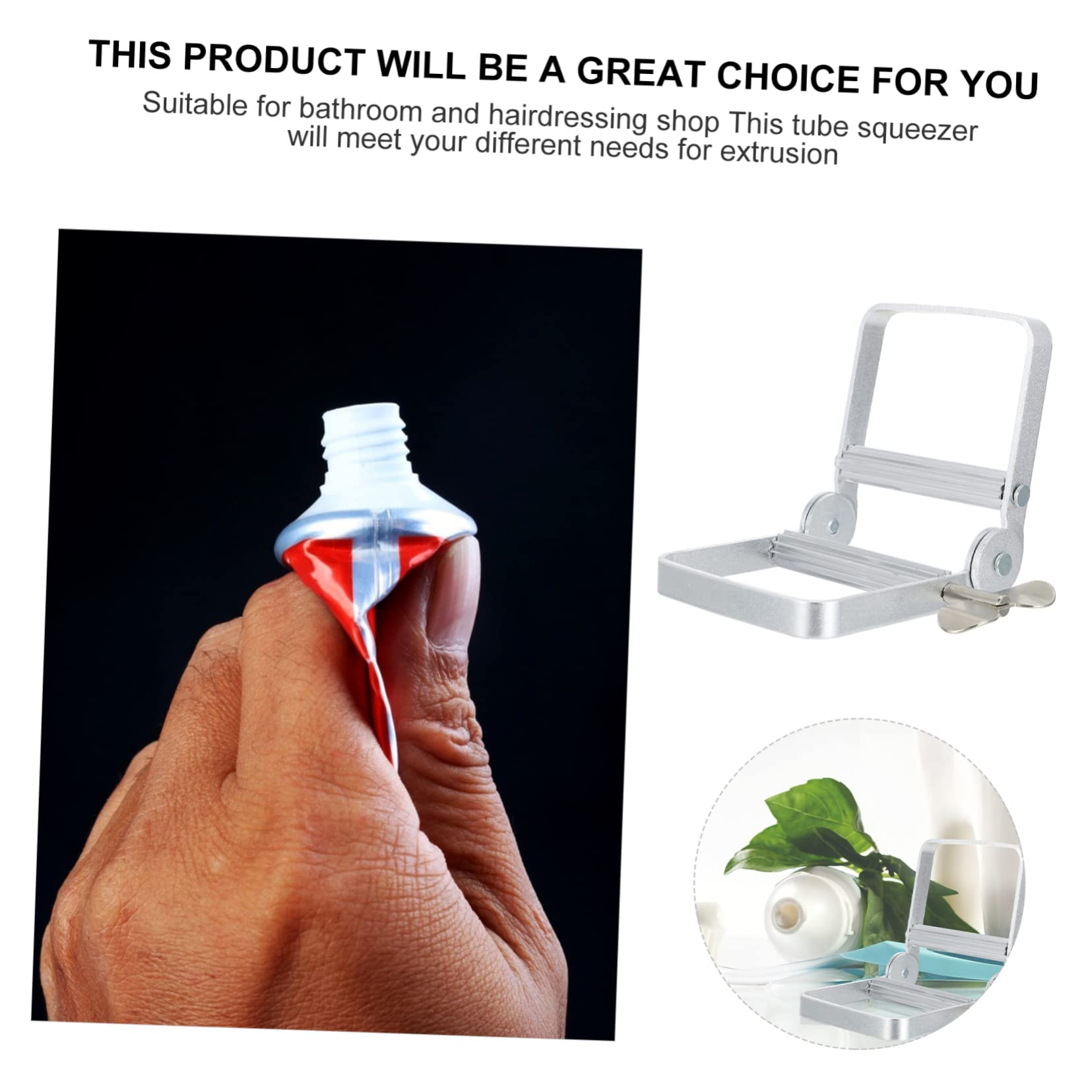 Gatuida 3piezas Exprimidor De Pasta Para Cabello y Dentífrico Prensatubos Multifuncional Para Cosméticos y Productos De Cuidado Personal Diseño Resistente y Duradero