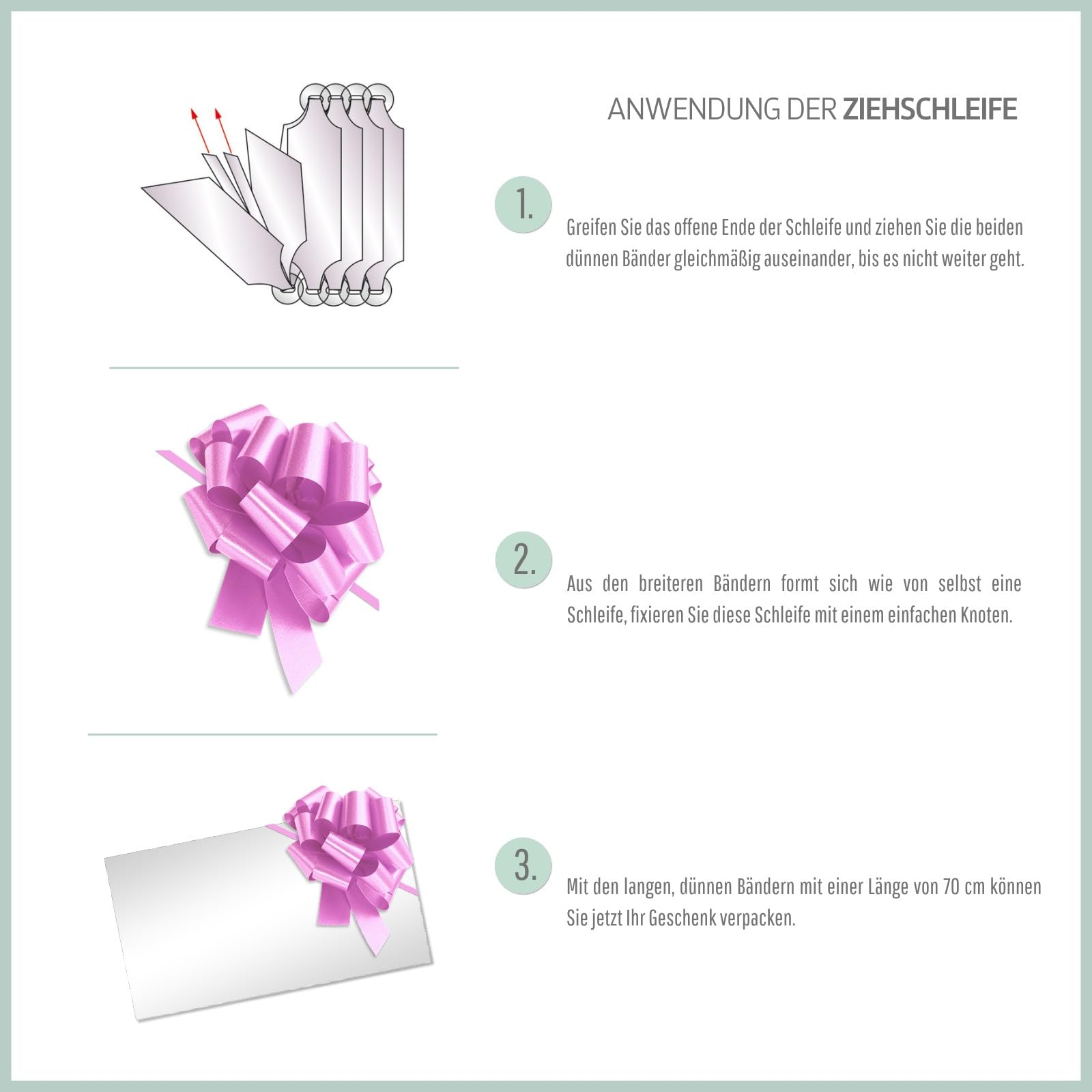 GESCHENKGUTSCHEINcom Gutschein-Set - 50 Gutscheine mit Umschlag & Schleife für Kosmetiksalon Wellness Massageinstitute, blanko zum selber Ausfüllen