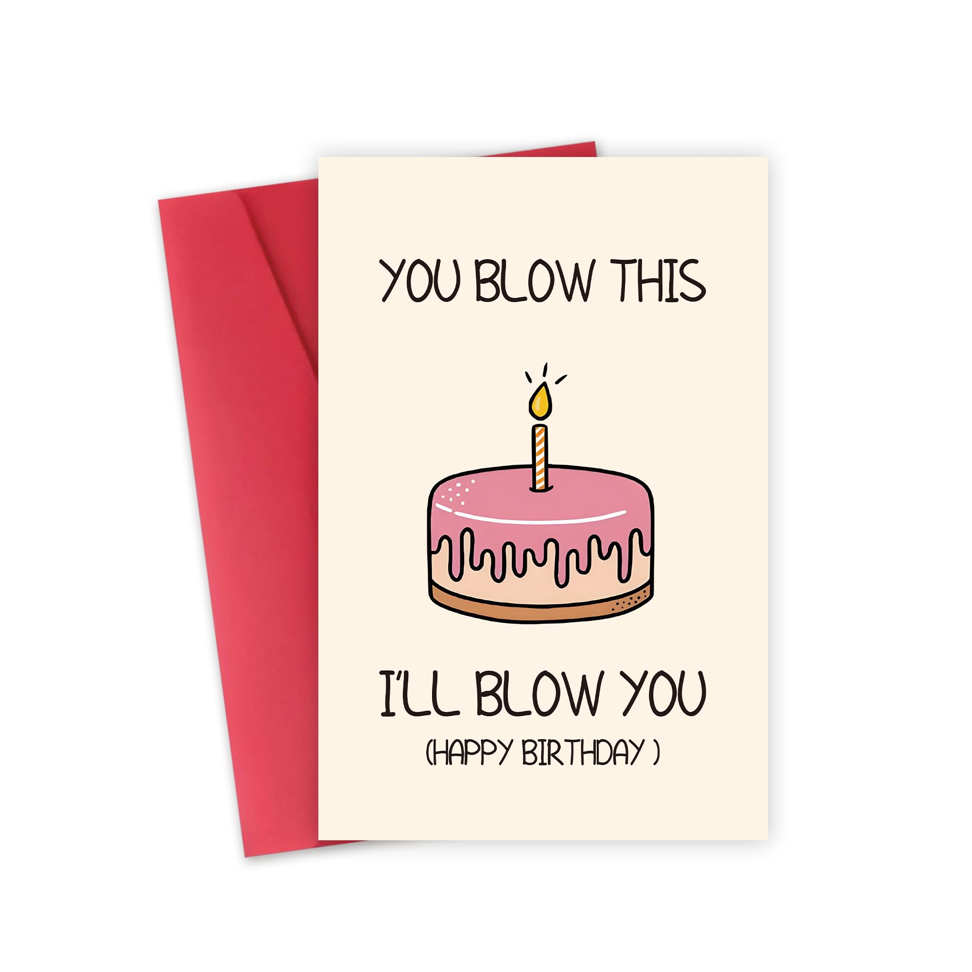 xiangqiankan Funny Birthday Card，Birthday Card for Best Friend, Sister, Funny Greeting Card,