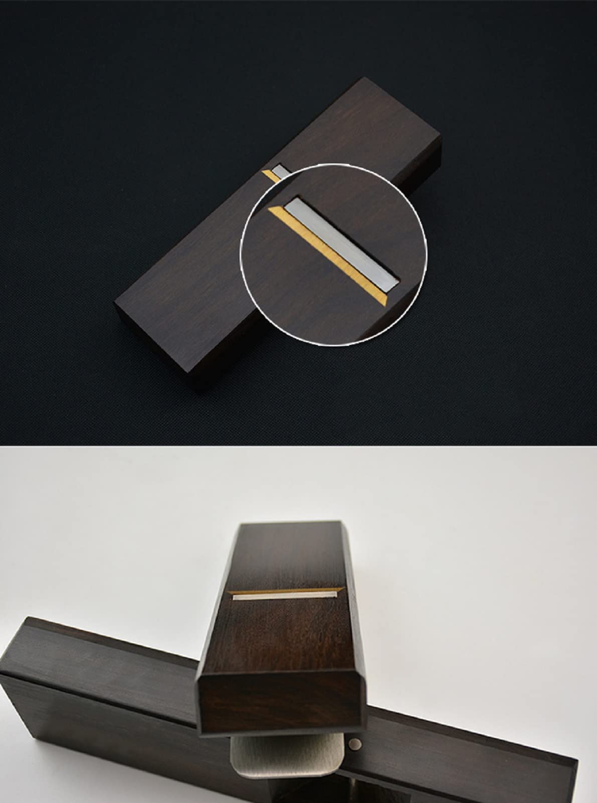 Mini cepilladora de mano, herramienta de avión japonés para bricolaje carpintería, recorte, cepillado de madera (10")