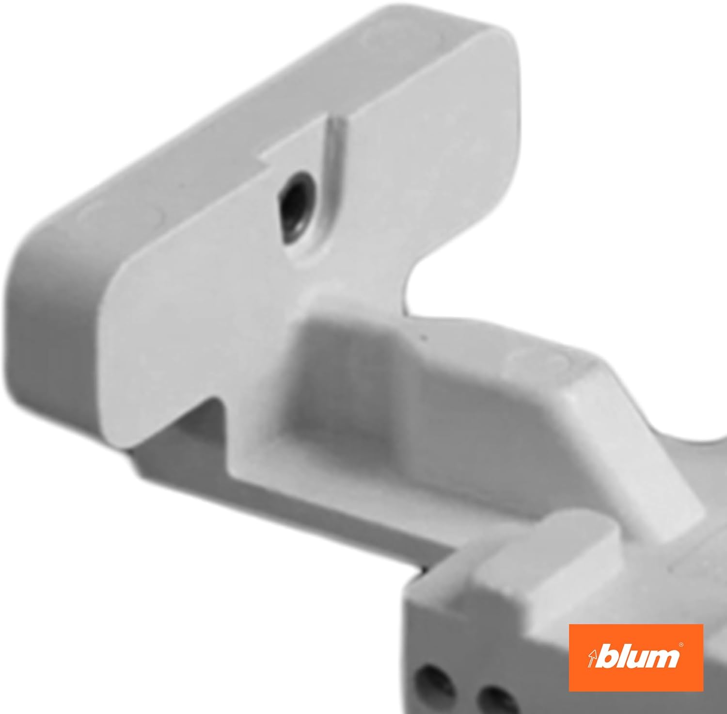 Blum Concealed Runner Drilling Template (Jig), Assembly Aid for Drawer Preparation with Tandem Plus BLUMOTION Undermount Runners, Light Gray