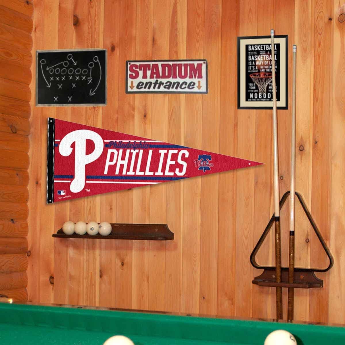 WinCraft Philadelphia Phillies Pennant Banner and Wall Tack Pads