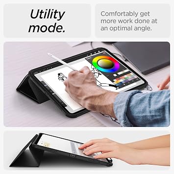 Spigen iPad Air 13 (2026/2025 / 2024) ile Uyumlu Kılıf Ultra Hybrid Pro Black - ACS07668