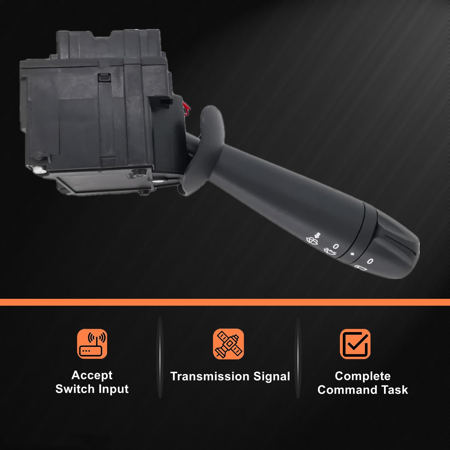 Commodo Interrupteur essuie glace compatible avec Dacia Logan MCV 2 Sandero 2 Lodgy für Renault Cilo 4 Twingo 3 Trafic 3 8201168008 255679326R 251696