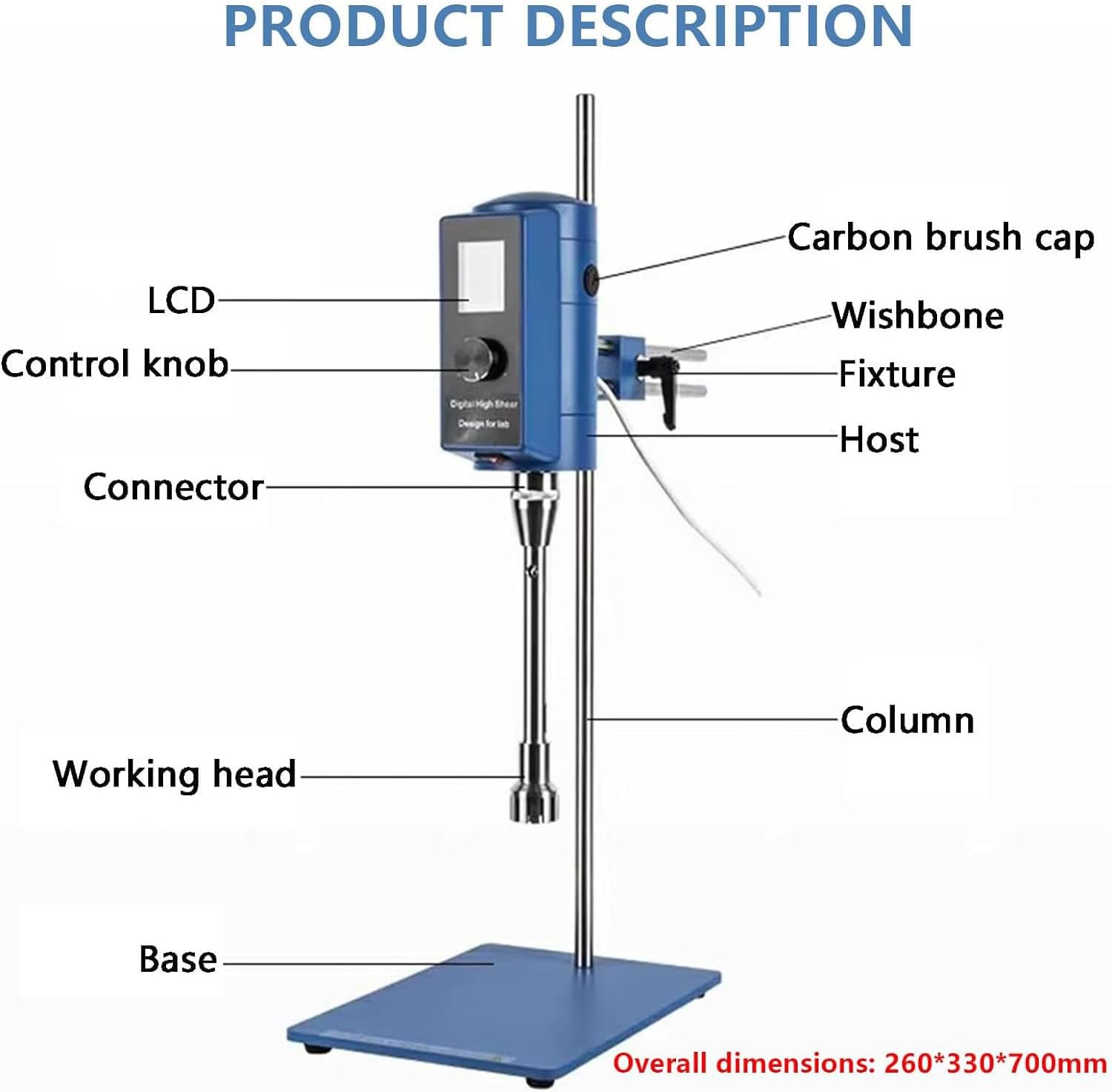 調整中×3 カンチレバー分散ホモジナイザー、高速ホモジナイザー、高せん断